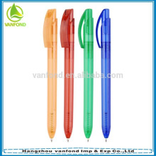 Guaranteed quality LOGO printed cheap plastic ballpoint pen